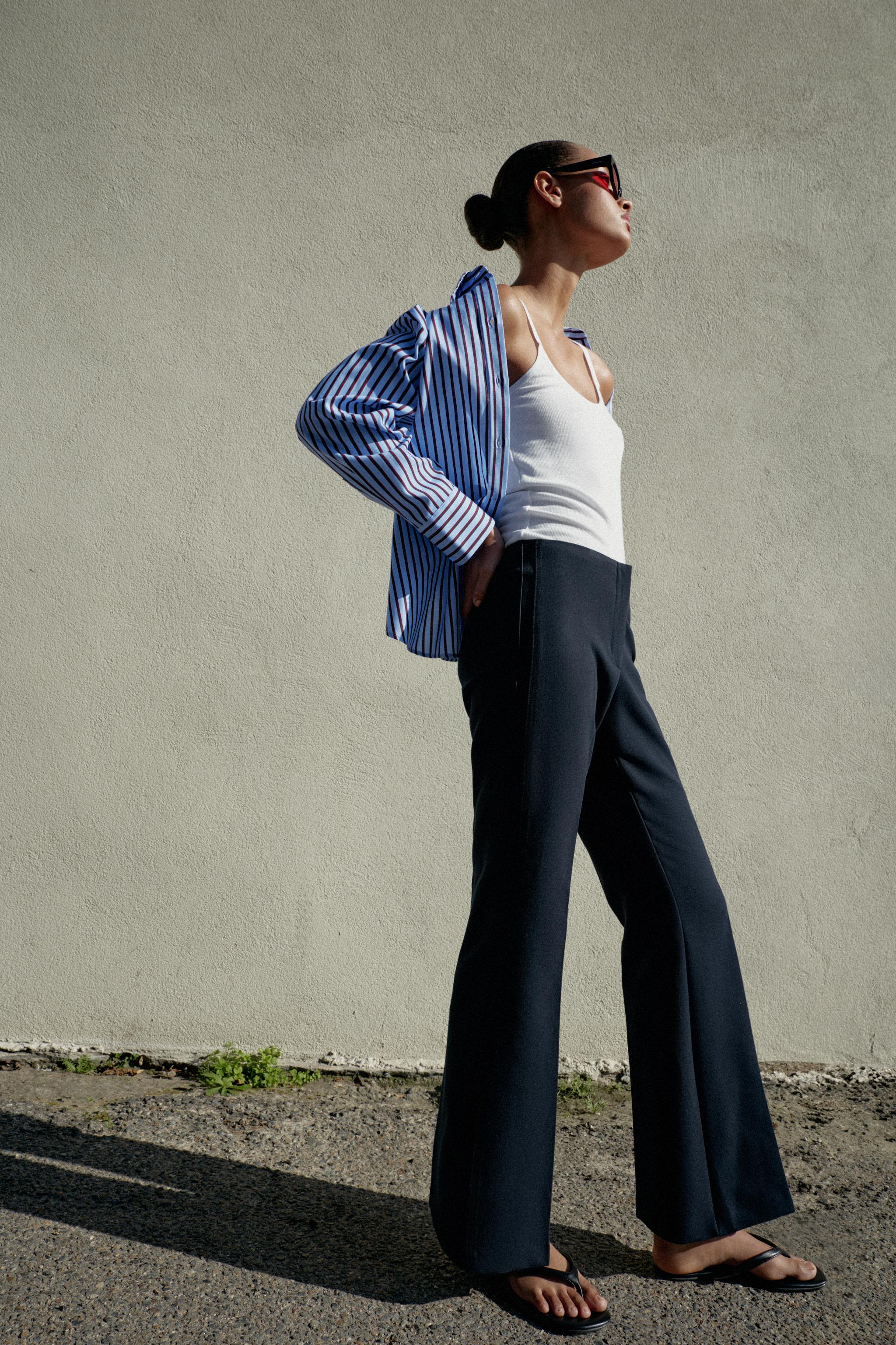 FLARE PANTS WITH SIDE SEAMS